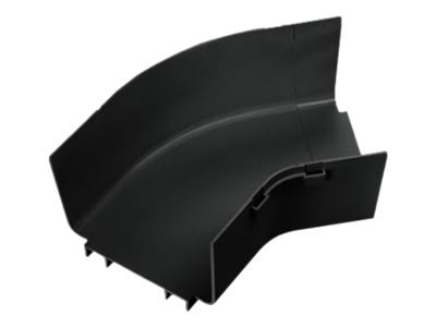 Black Angled Cable Raceway Fitting S903625