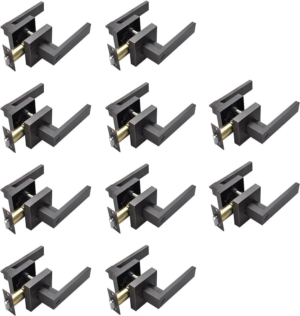 Brushed Bronze Zinc Alloy Door Lever Lock Q581617