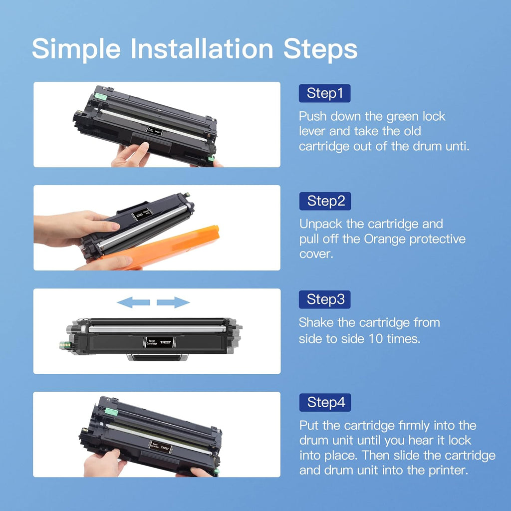 4 Pack Compatible Toner Cartridge I163529