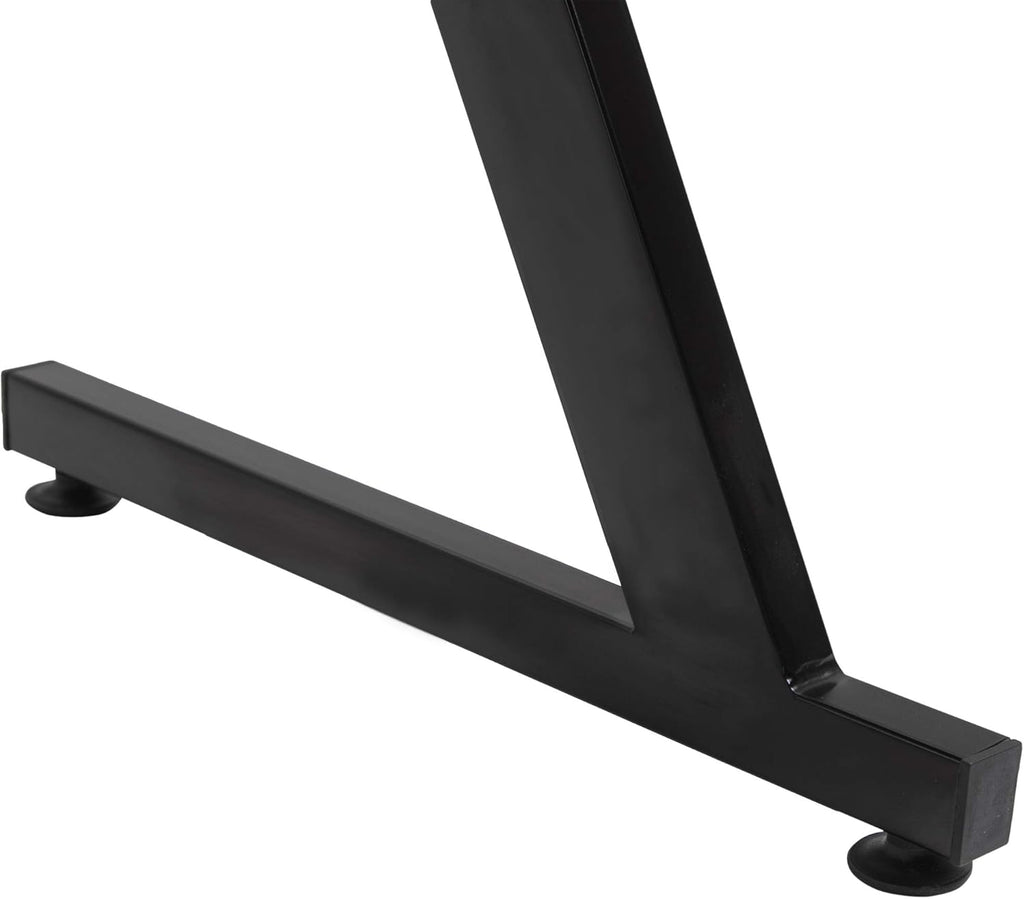 Black Gaming Desk with Cup Holder, Headphone Hook, Cable Management C8220