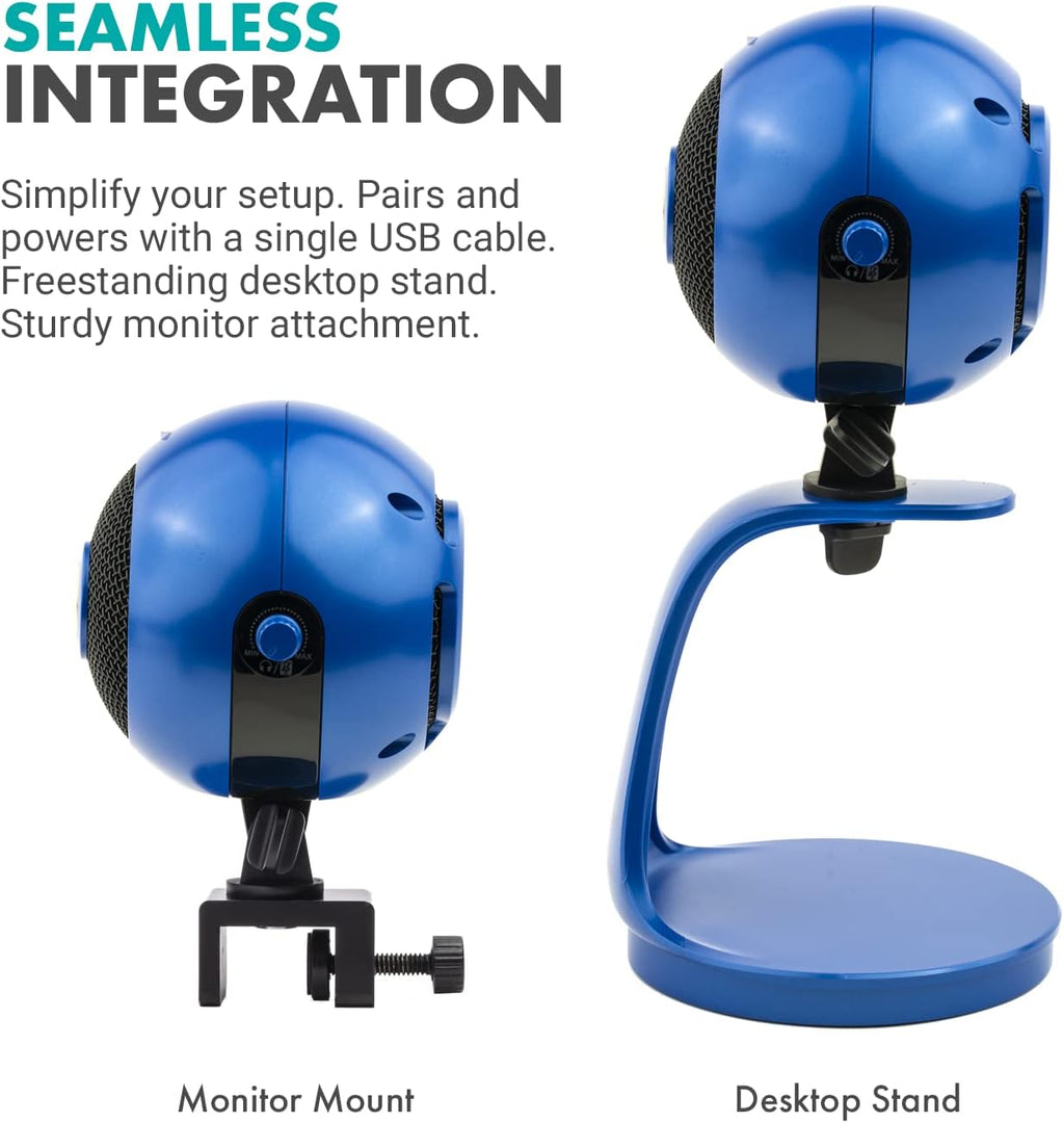 Webcam and Condenser Microphone in Royal Blue Q6741