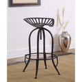 Antique Black Adjustable Bar Stool B320372