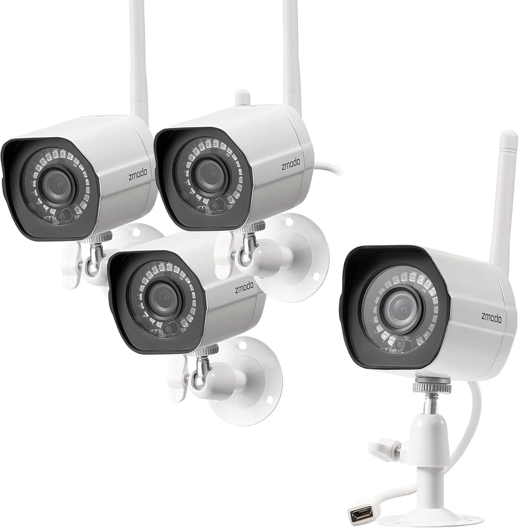 White 1080p Wireless Security Camera 2 Pack N1607