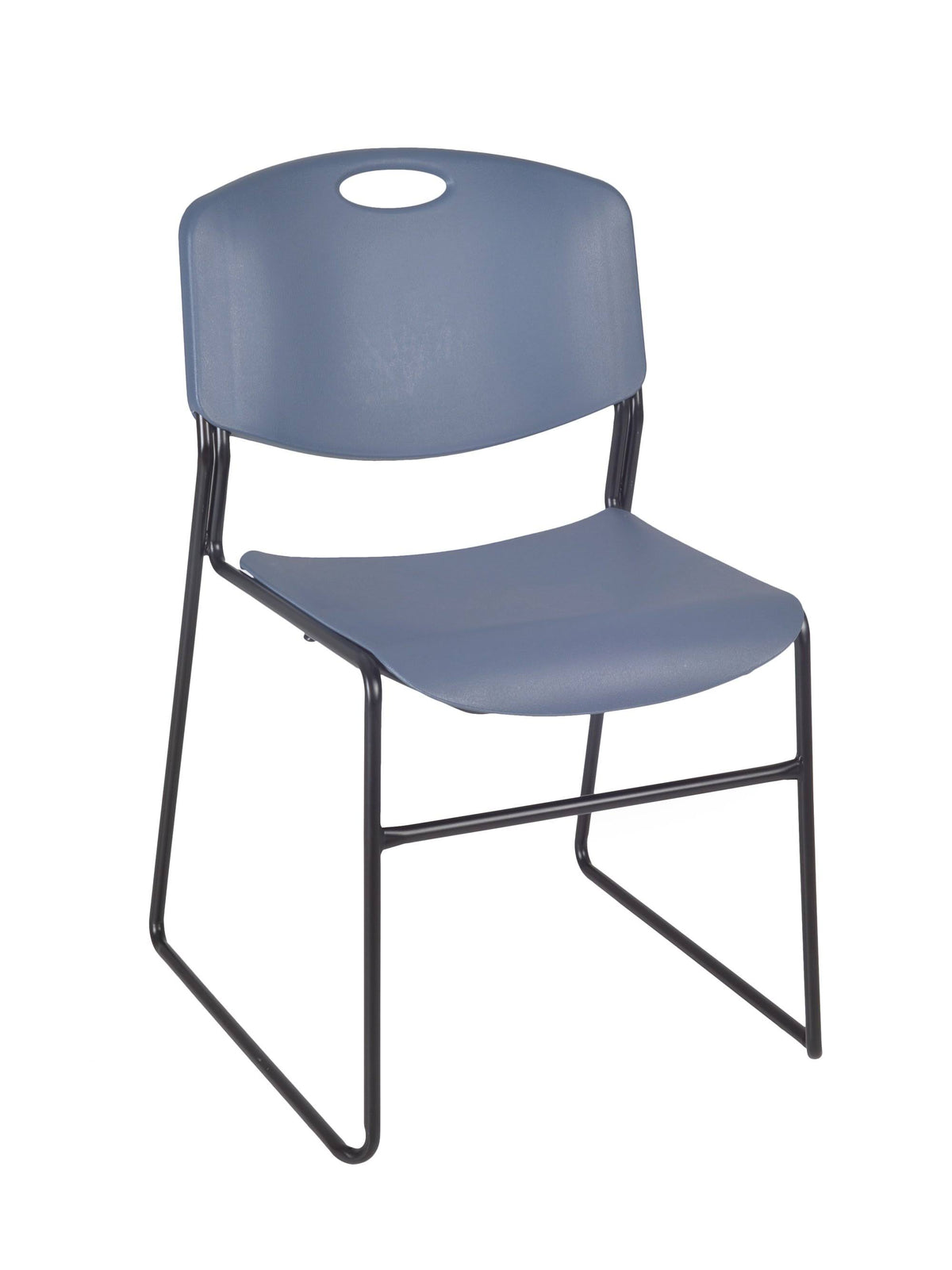 Beige Flip Top Mobile Training Table with 2 Blue Stack Chairs D523411