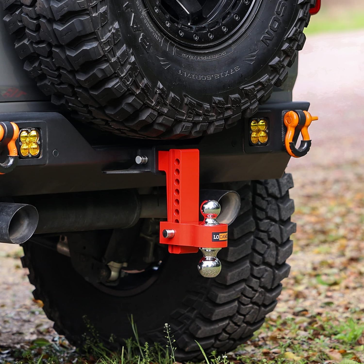 Adjustable Aluminum Trailer Hitch with Double Stainless Steel Locks M3362
