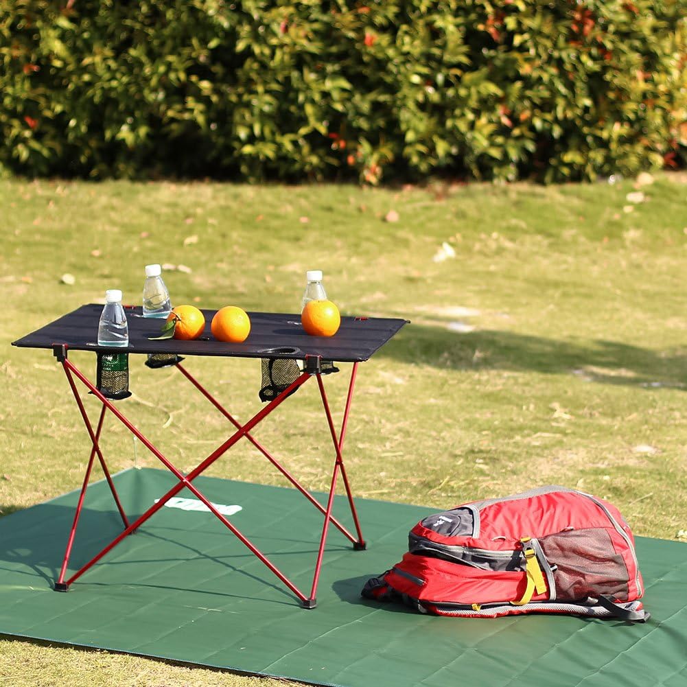 Lightweight Folding Camp Table with Cup Holders P60760