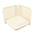 Green Hinged Lid Container (9 inch Square, 200 per CASE) S819292