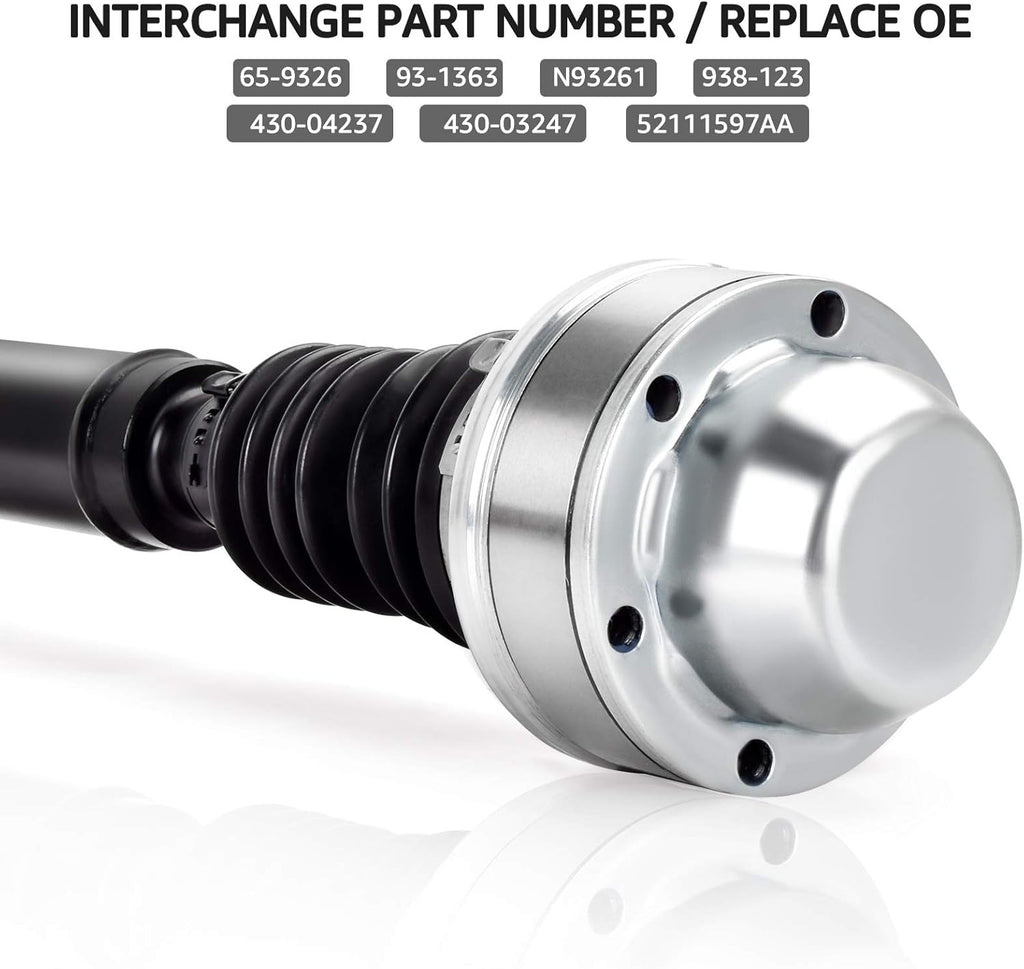 Front Drive Shaft Assembly Compatible with V6 3.7L 2002-2007 Jeep Liberty 4x4 D3421