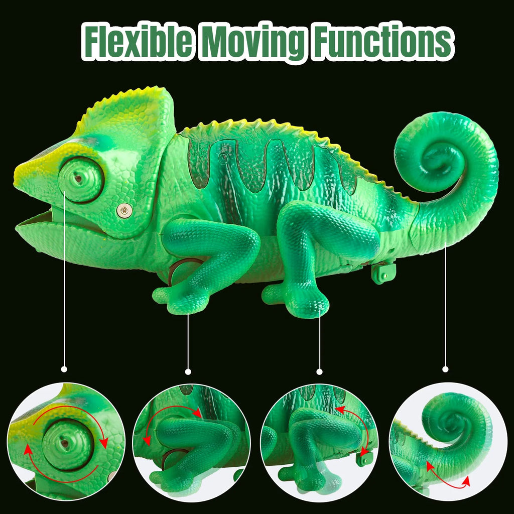 RC Robot Lizard Toys with LED Light Up H455507
