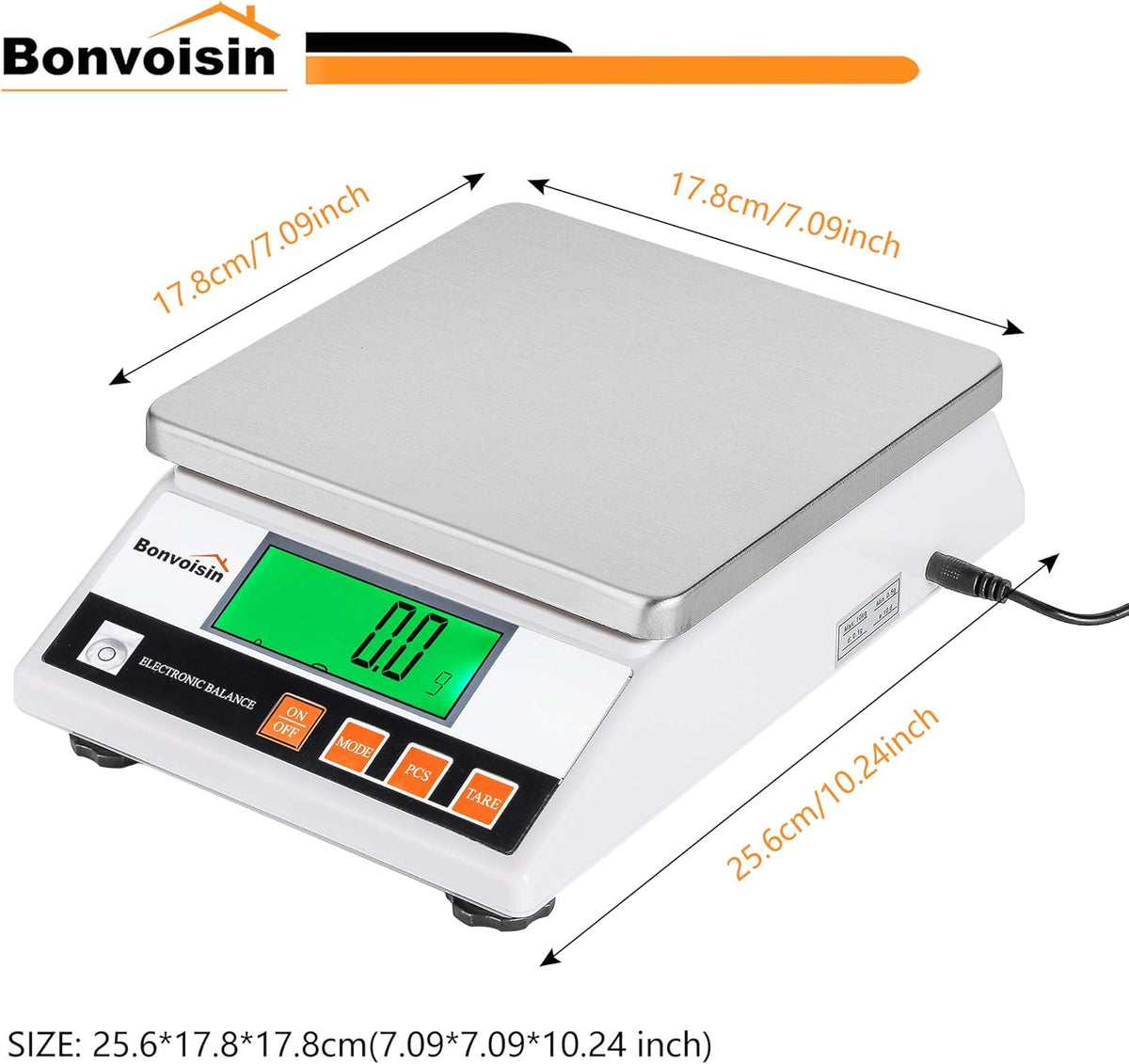 5000g x 0.1g Digital Lab Scale P44682