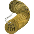 Stamped Brass Valve Tags S951159
