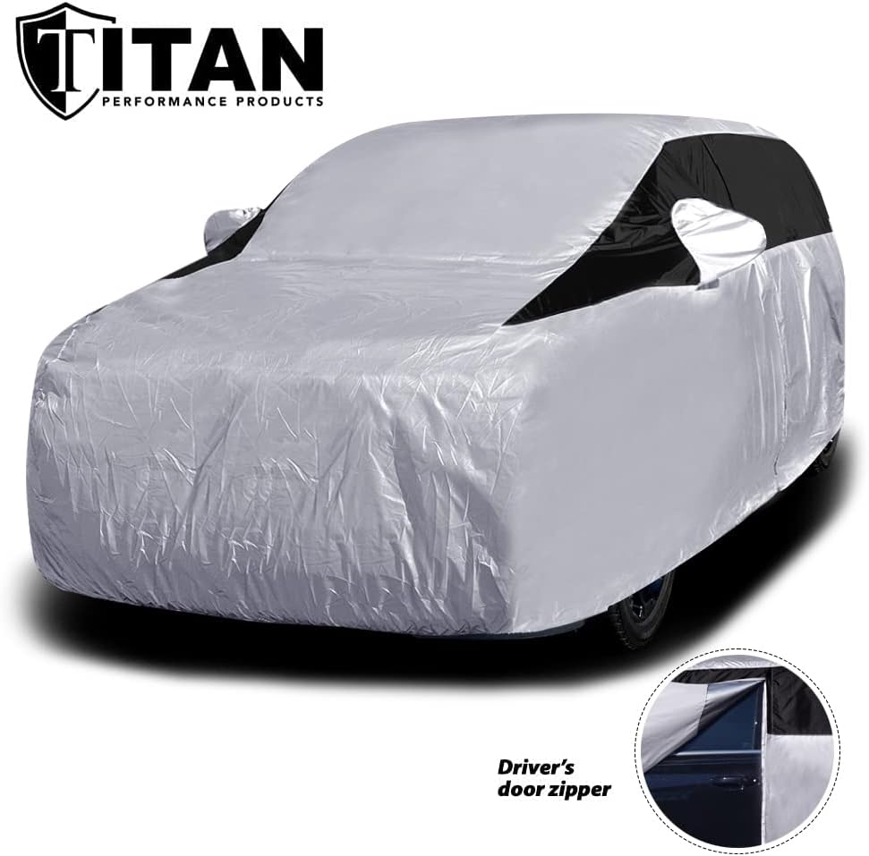 Lightweight Poly 210T Waterproof Car Cover for Large SUV 207-212 N853336