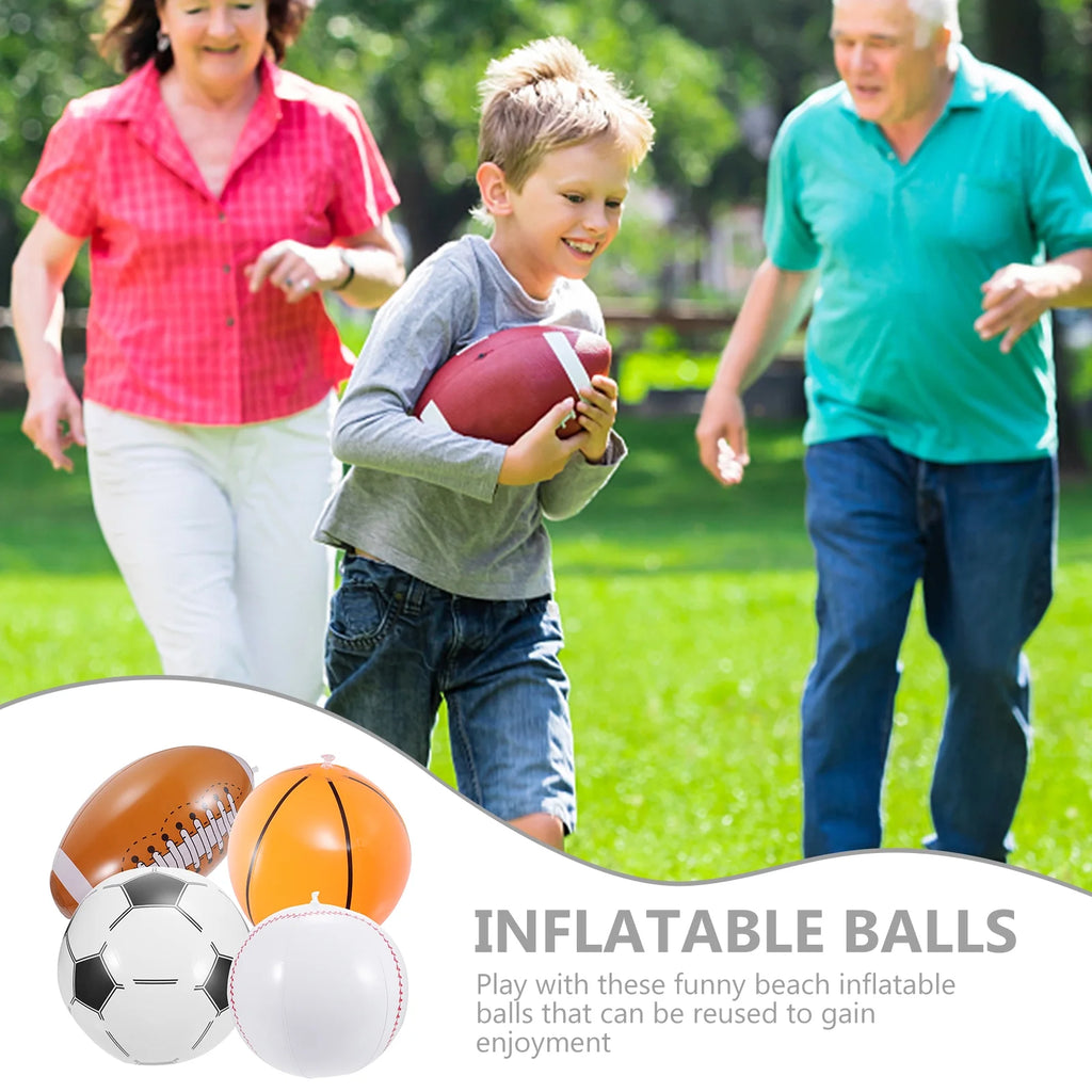 Inflatable Beach Toddler Baseball Football Outdoor Playing Balls E795268