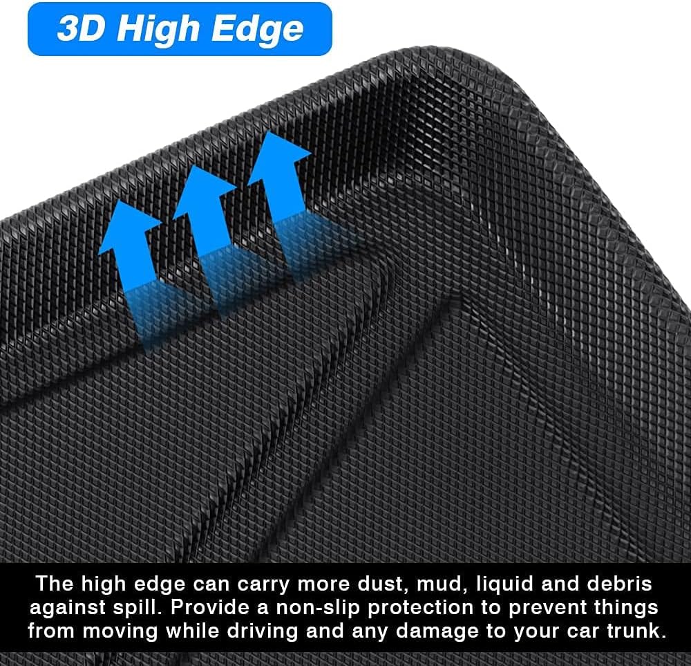 Custom Fit Cargo Liner Trunk Tray Heavy Duty Rubber Waterproof Protector Mat U995