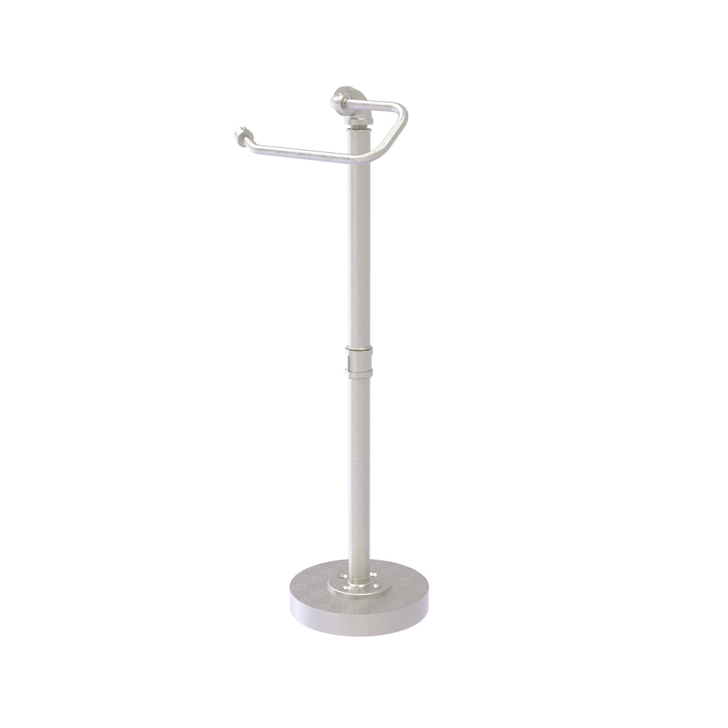 Satin Nickel Free Standing Toilet Tissue Stand E690991