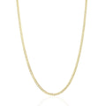 14k Solid Yellow Gold Cuban Curb Chain Necklace N1736