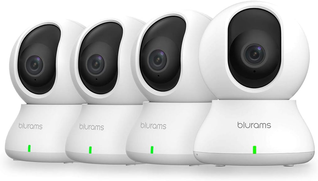 4pc Indoor Security Camera PTZ 1080p WiFi Dome Camera with Two-Way Audio IR Night Vision A726