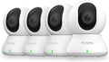 4pc Indoor Security Camera PTZ 1080p WiFi Dome Camera with Two-Way Audio IR Night Vision A726