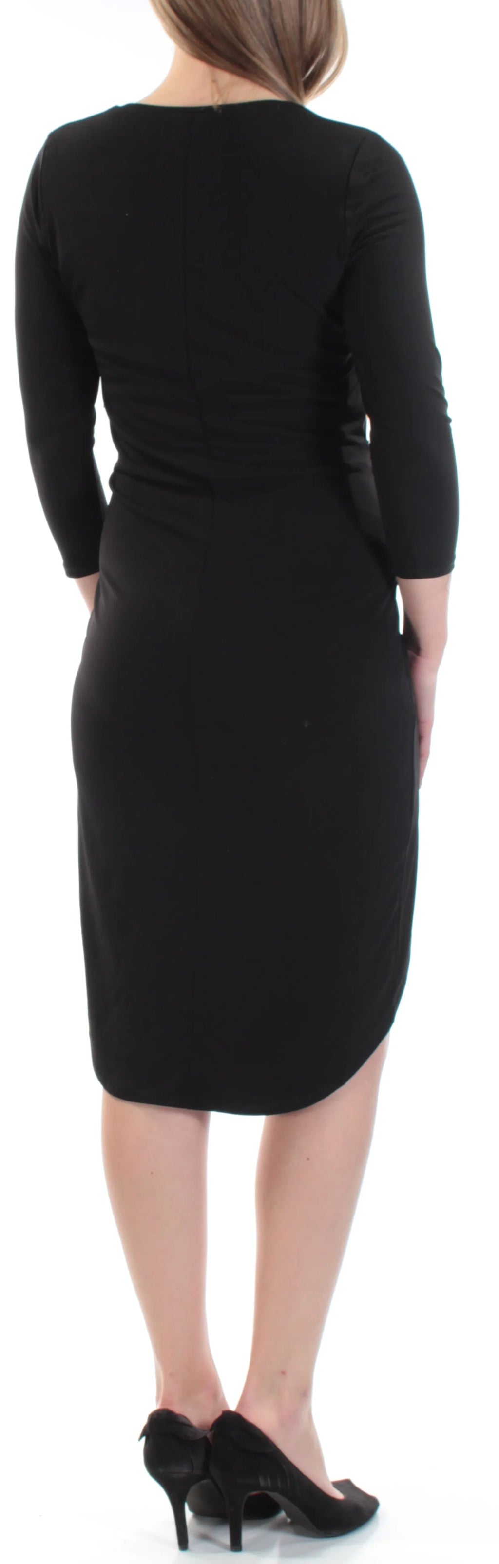 Black Medium High-Low Dress E255003