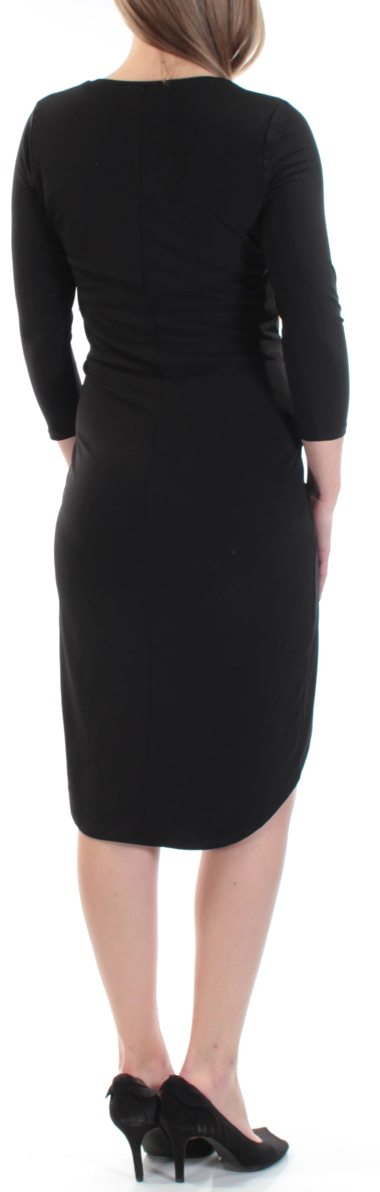 Black Medium High-Low Dress E255003