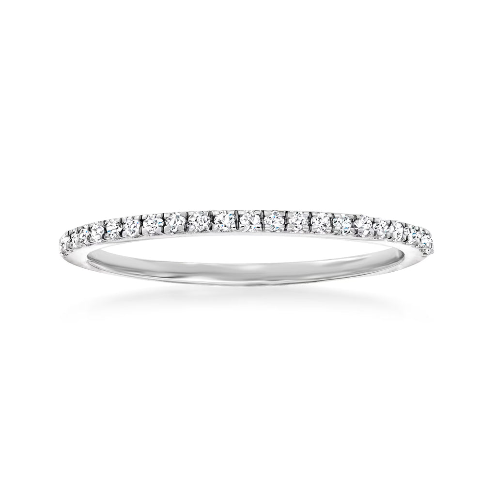 0.15 ct. t.w. Diamond Stackable Ring in 14kt White Gold T1543