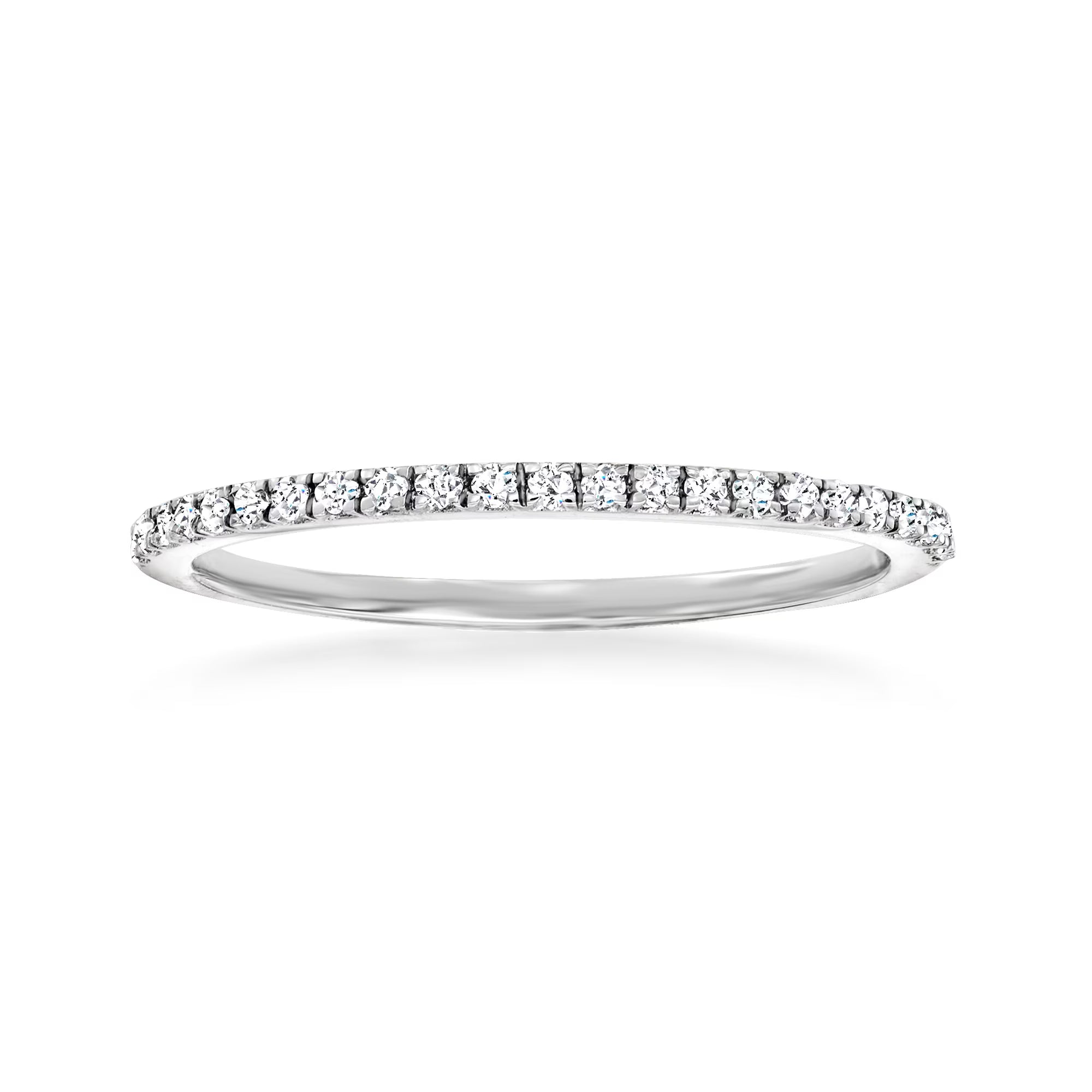 0.15 ct. t.w. Diamond Stackable Ring in 14kt White Gold T1543