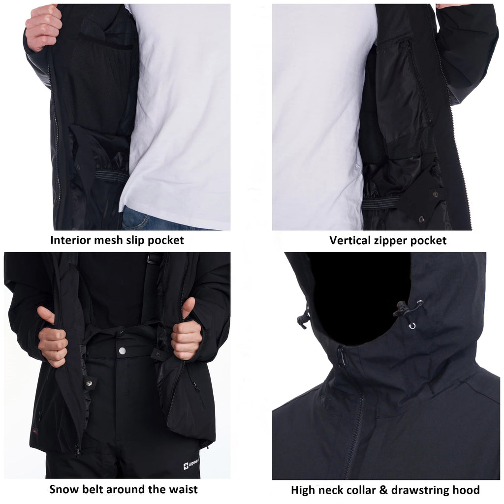 Waterproof Ski Jacket Snowboarding Winter Snow Coat L5511