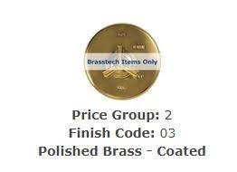 Polished Brass Coated Angle Valve B44025