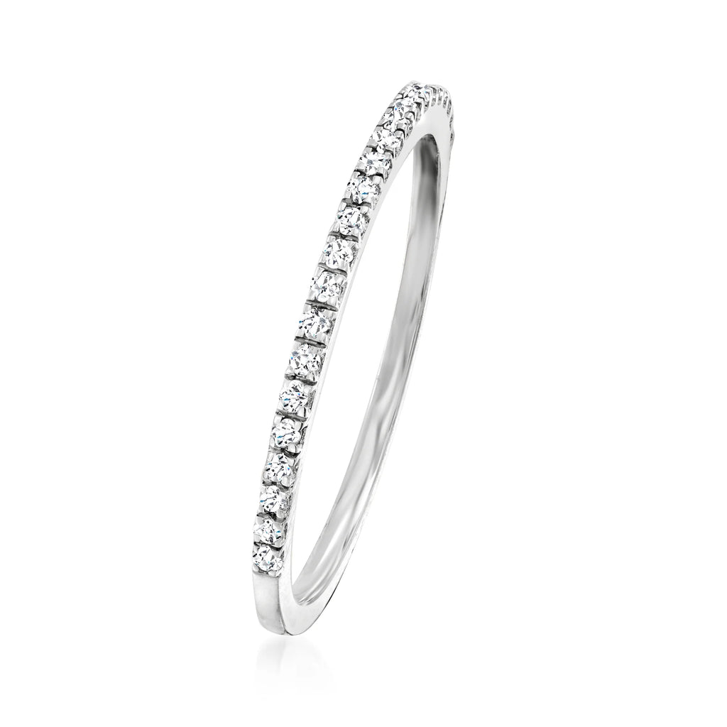 0.15 ct. t.w. Diamond Stackable Ring in 14kt White Gold T1543