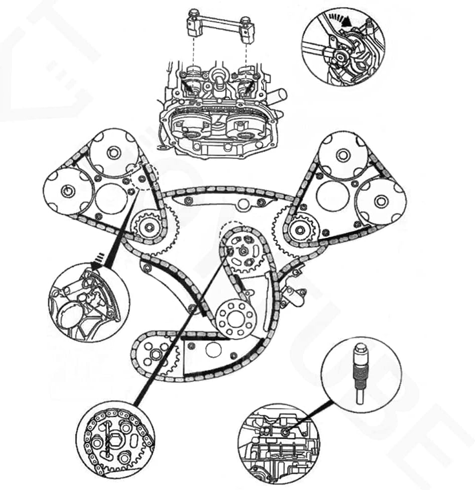 Engine Timing Tool Set Pack of 2 V280236
