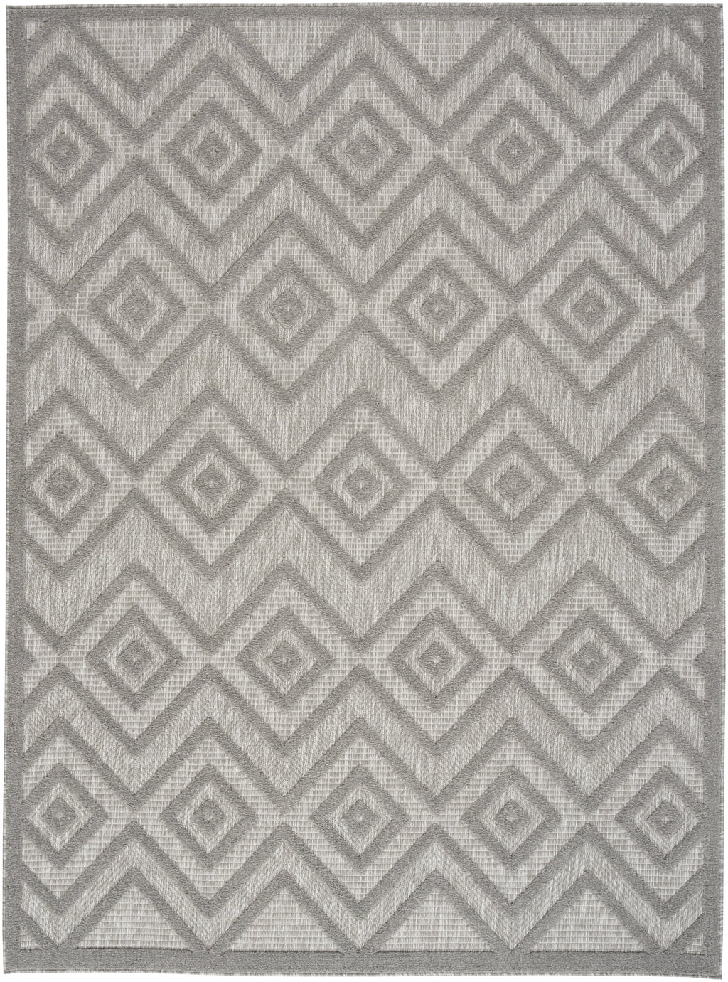 Silver Grey 6' x 9' Area Rug S844
