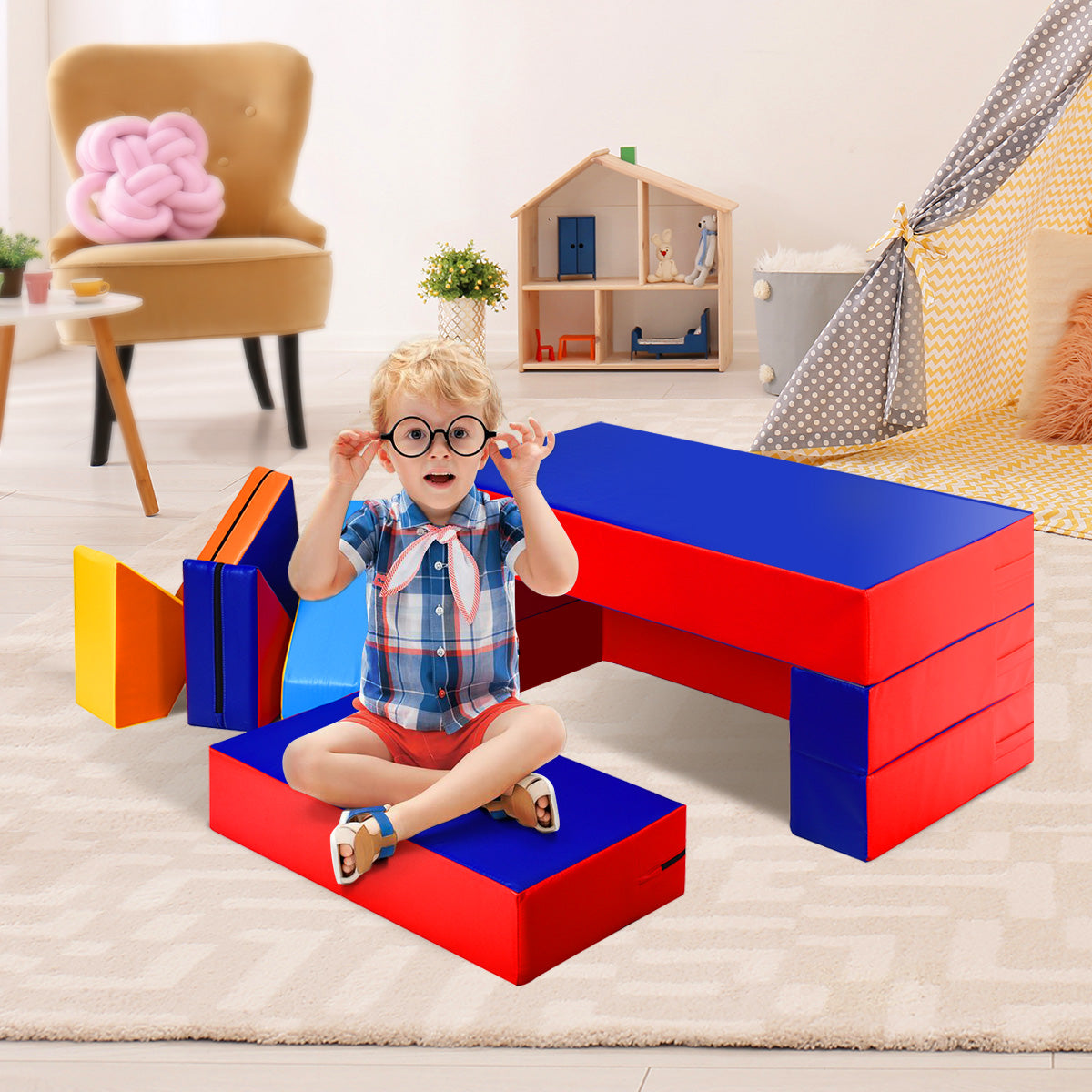 4-in-1 Foam Shapes Playset O199921