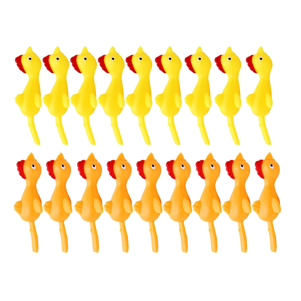 18 PCS Creative Ejection Chicken Toy X169931