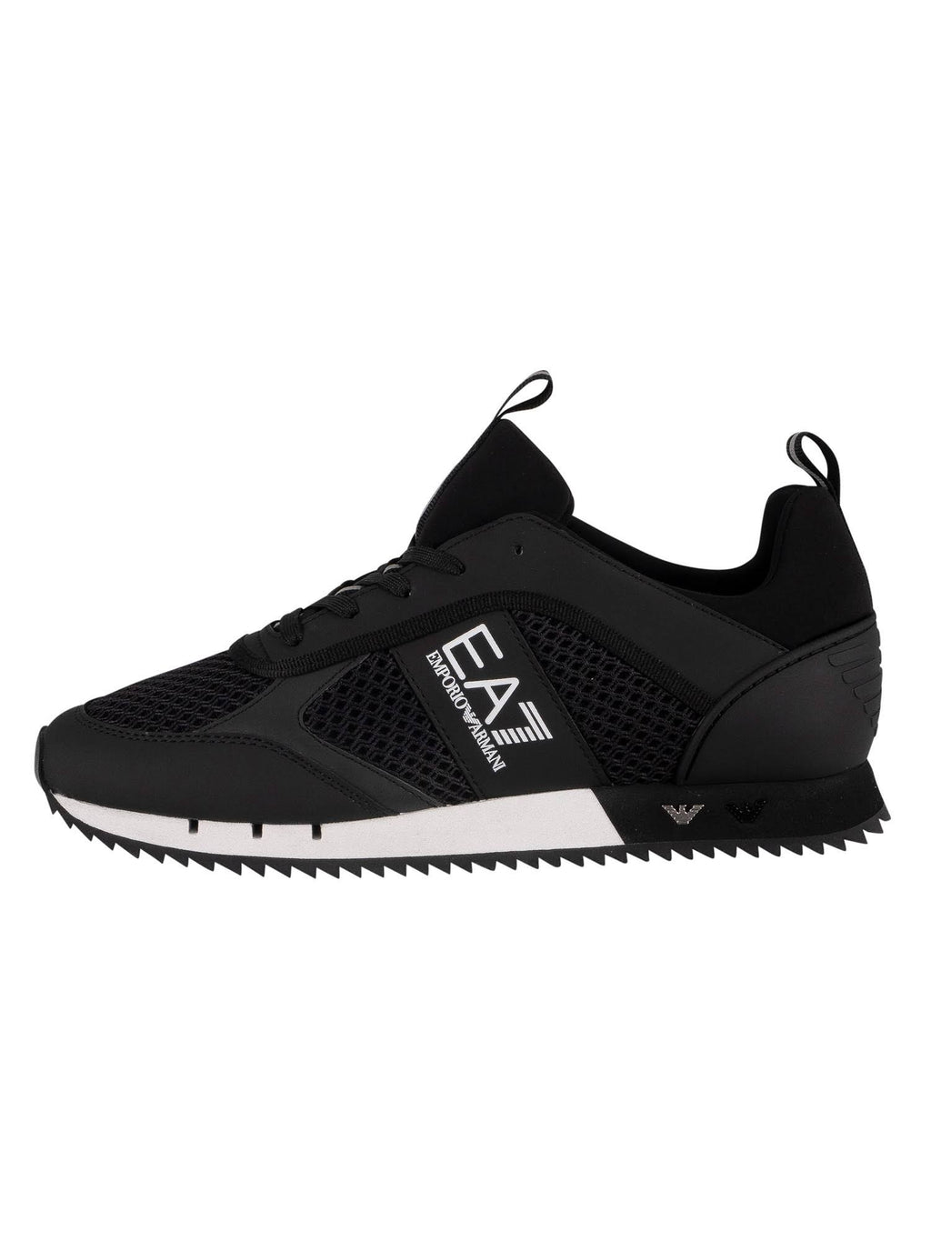 Black Woven Trainers B4655