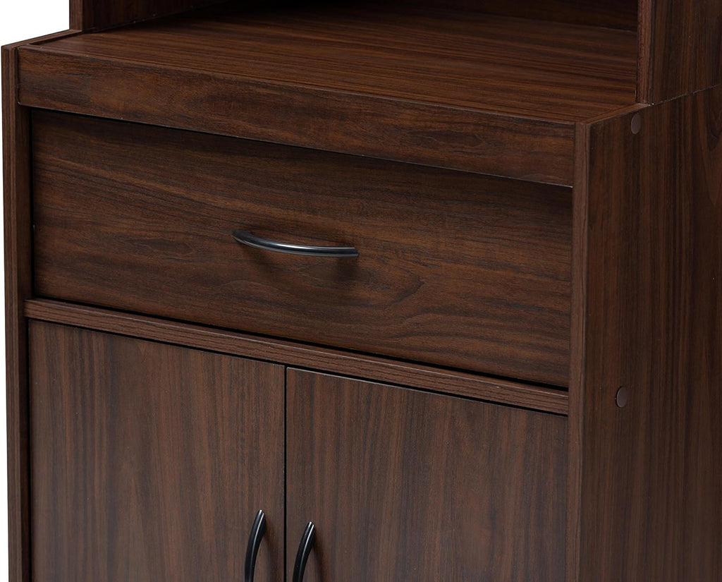 Walnut Brown Kitchen Cabinet D342074