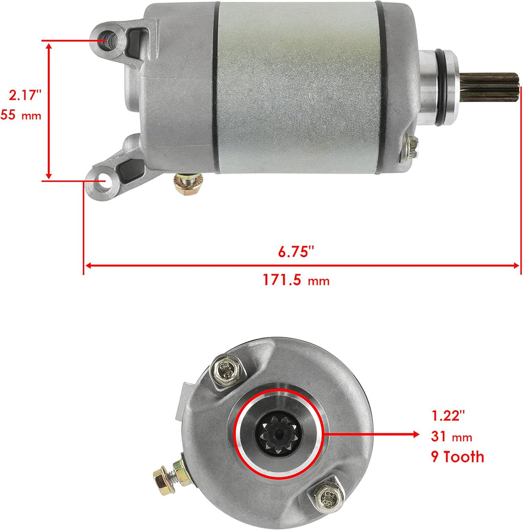 Caltric Starter Compatible with Polaris Ranger 570 Efi 2014 C593550