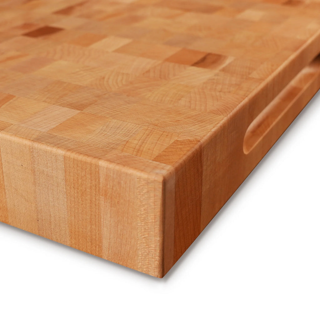 Hard Maple Butcher Block Cutting Board, 20x15 Inch Y40323
