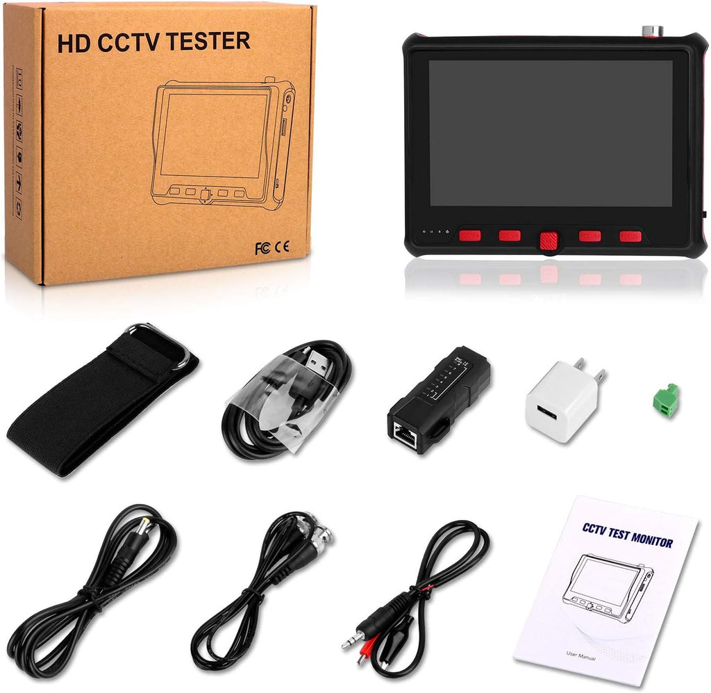 HD 5MP Portable CCTV Tester with 4.3 Inch TFT LCD Monitor A65511