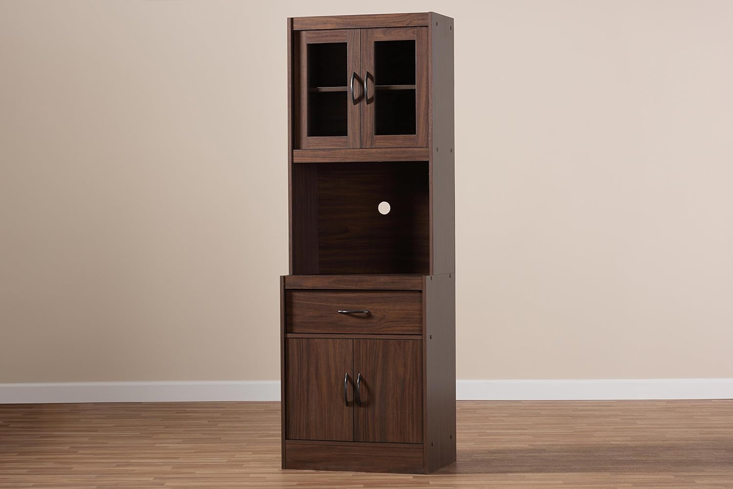 Walnut Brown Kitchen Cabinet D342074