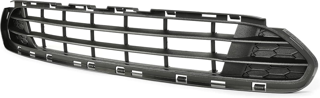 Black Front Bumper Cover Grille Molding Pack of 2 W84567
