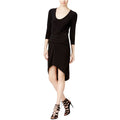 Black Medium High-Low Dress E255003