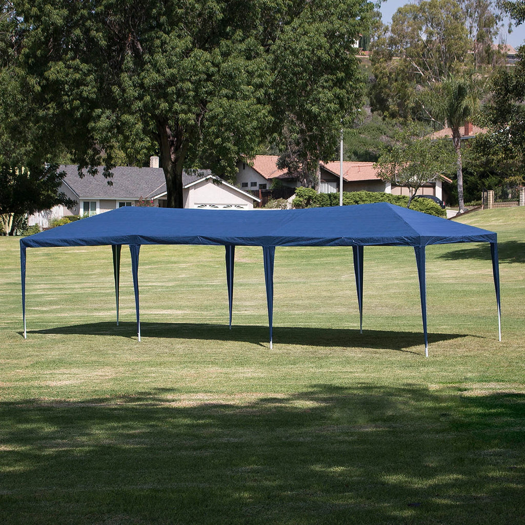 Blue Outdoor Canopy Tent Pop Up Gazebo L490970
