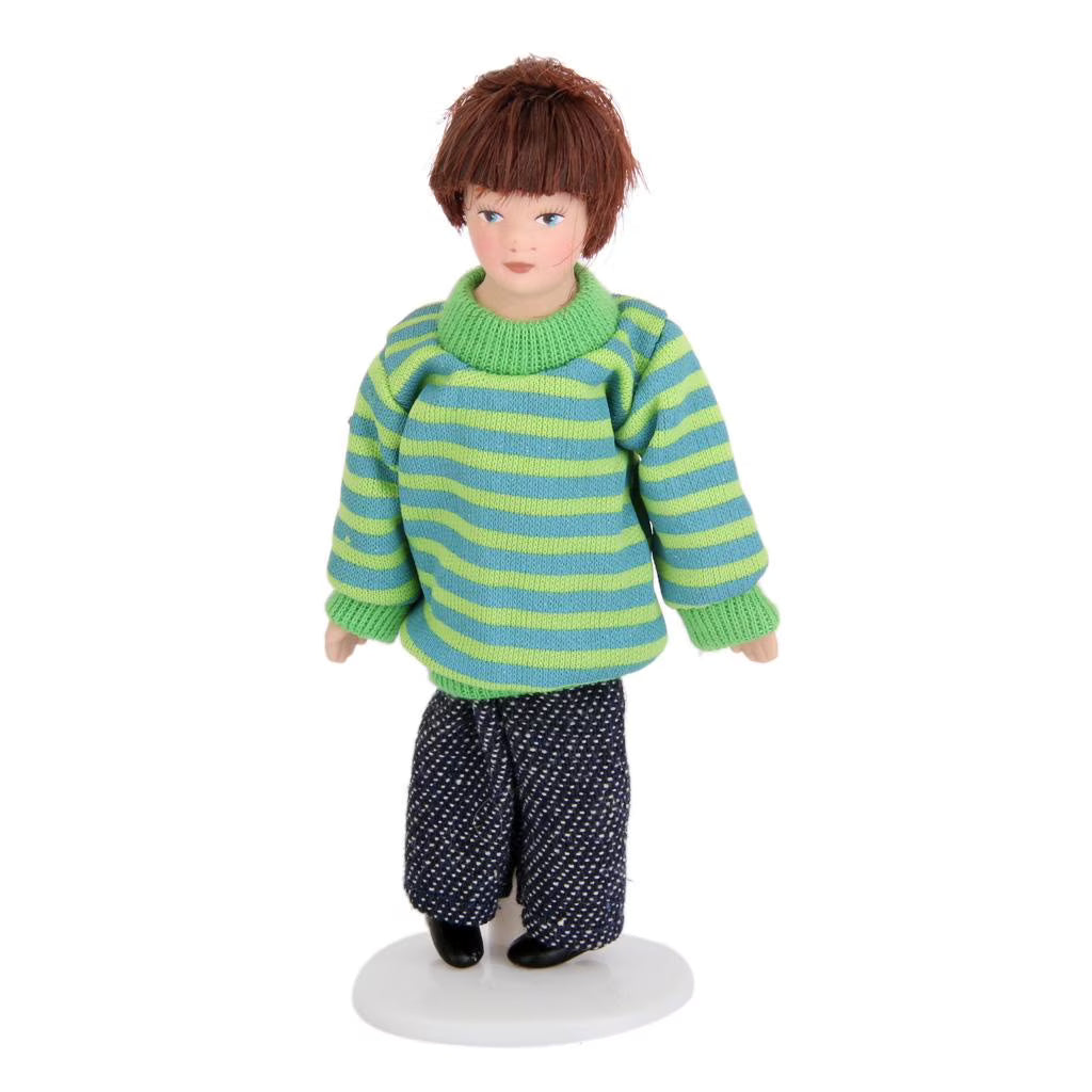 Porcelain Doll People Model with Display Stand S489873