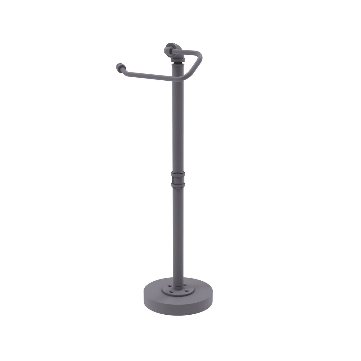 Satin Nickel Free Standing Toilet Tissue Stand E690991
