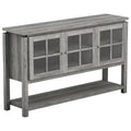 Vintage Gray Oak Buffet N7663