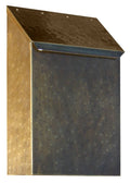 Antique Hammered Brass Brass Mailbox T2124
