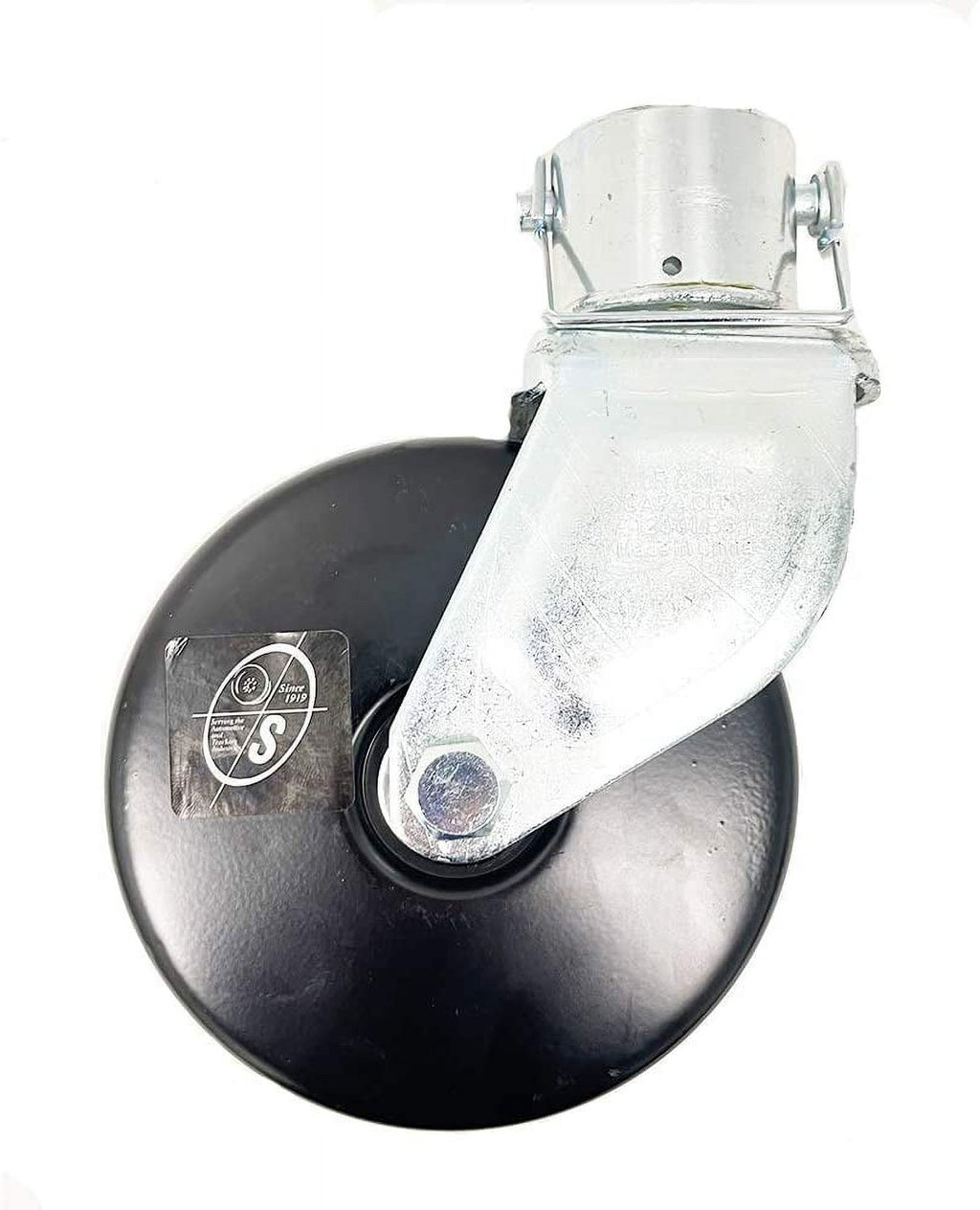 Zinc A-Frame Trailer Jack with 6" Steel Caster Wheel O115337