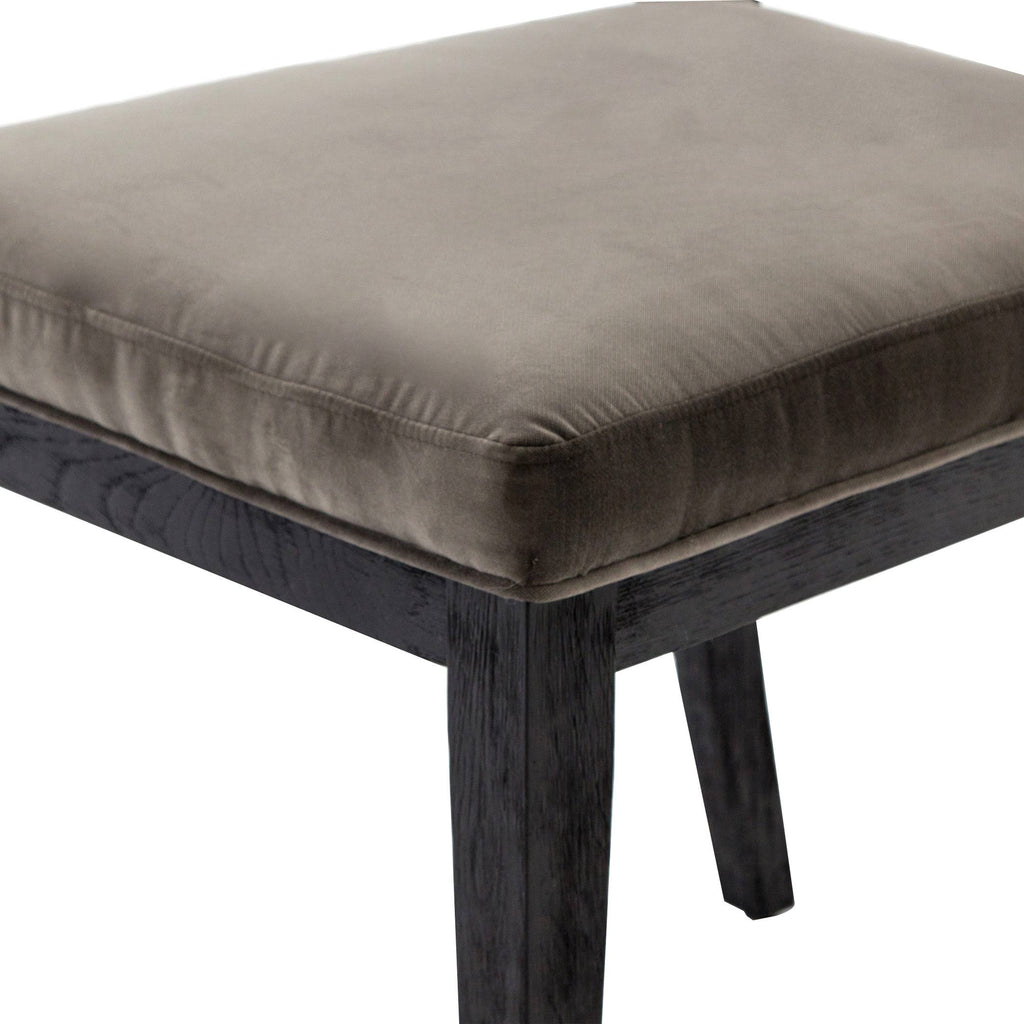 Washed Velvet Grey Dining Chair N516