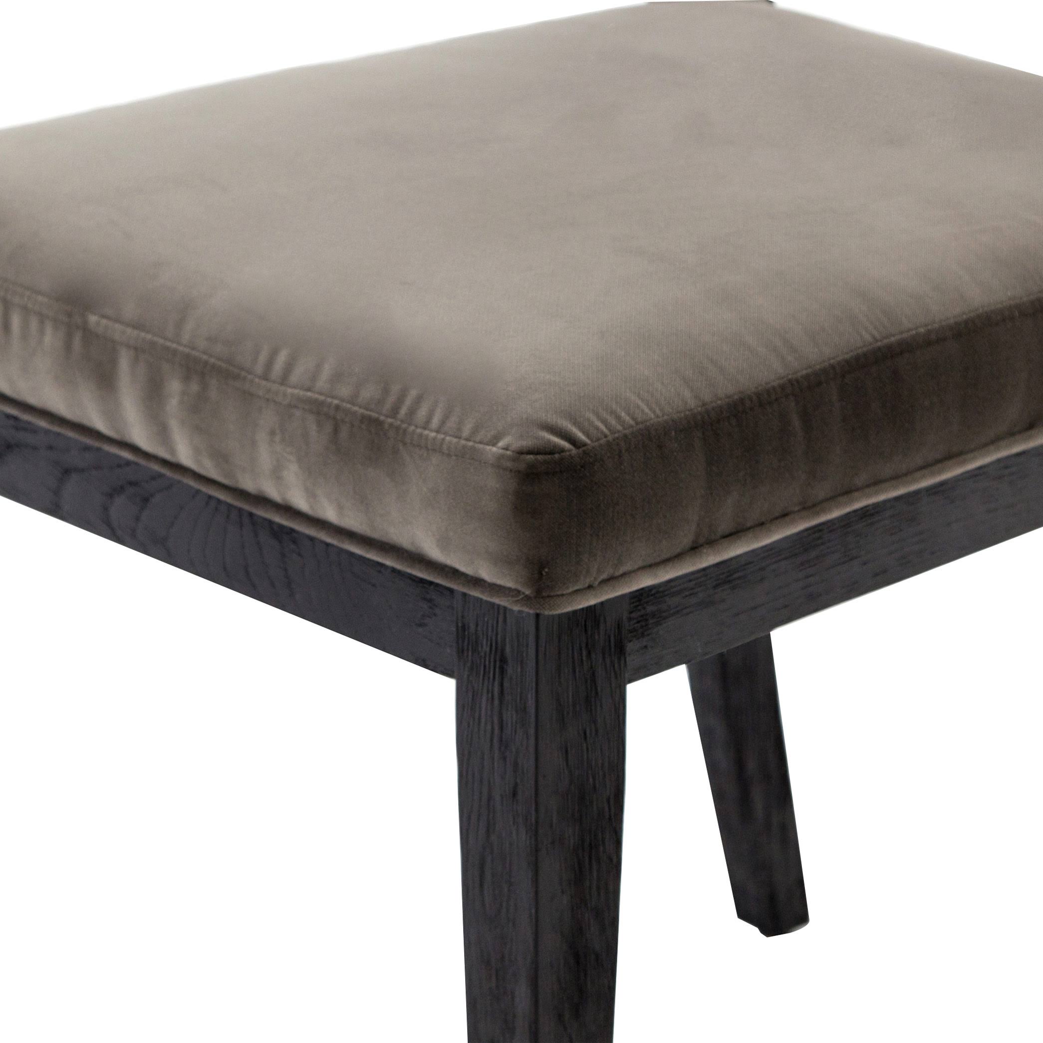 Washed Velvet Grey Dining Chair N516