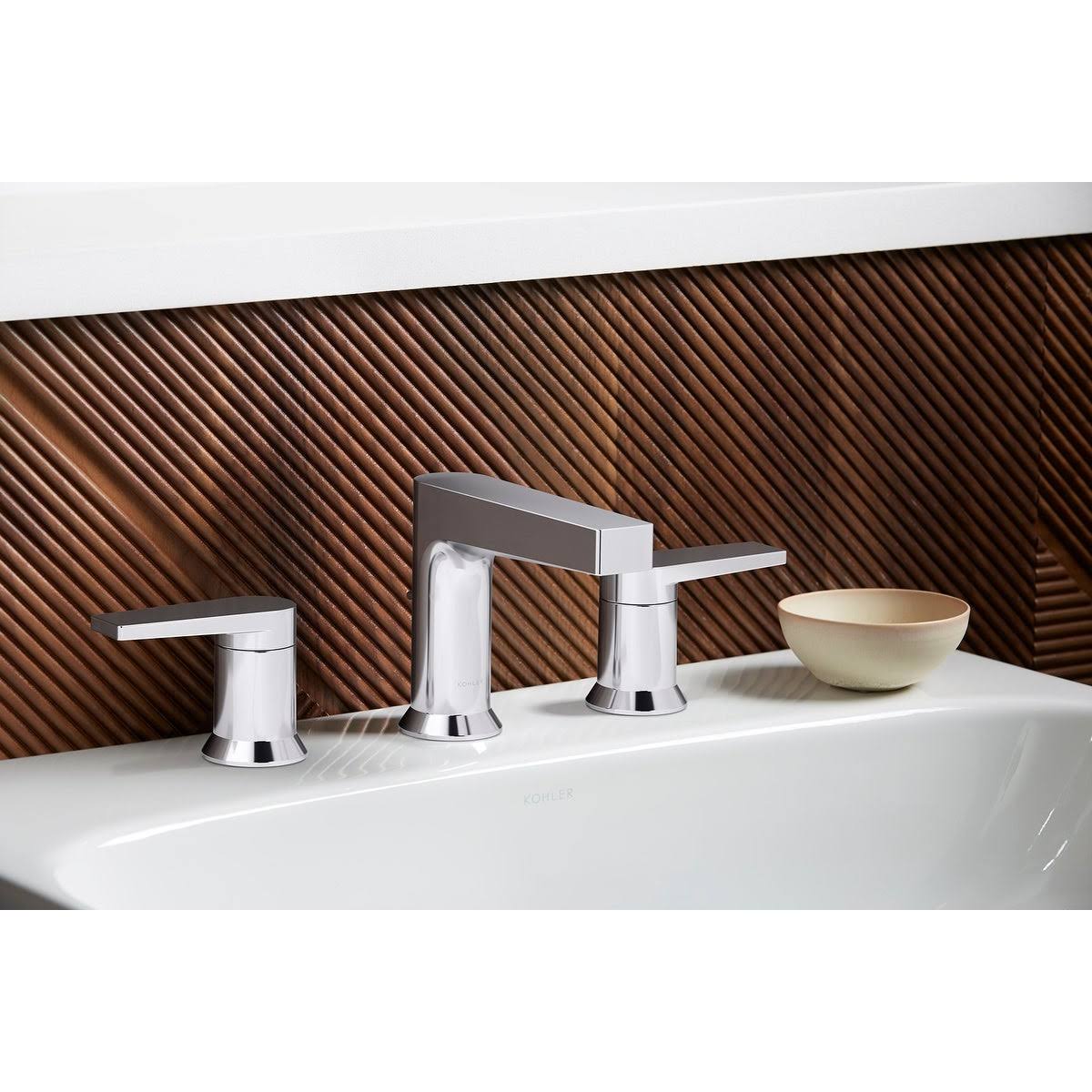 Polished Chrome Widespread Faucet T62449